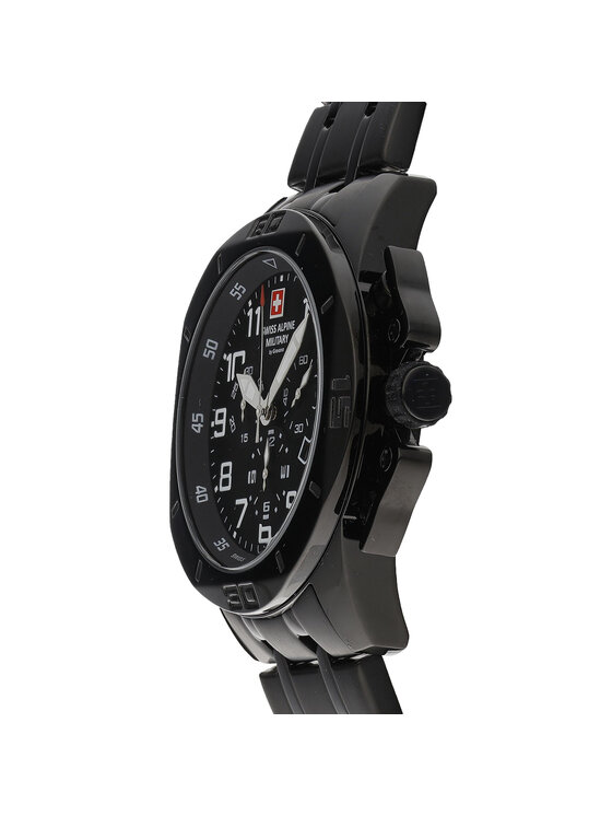 Swiss Alpine Military Годинник Swiss Alpine Military 7063.9177 Чорний