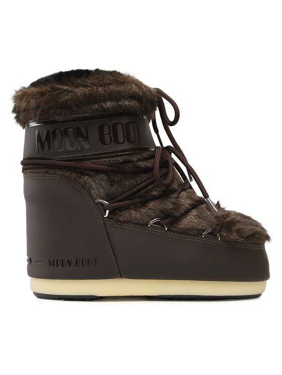 Moon Boot Μπότες Χιονιού Moon Boot Icon Low Faux Fur 14093900003 Καφέ