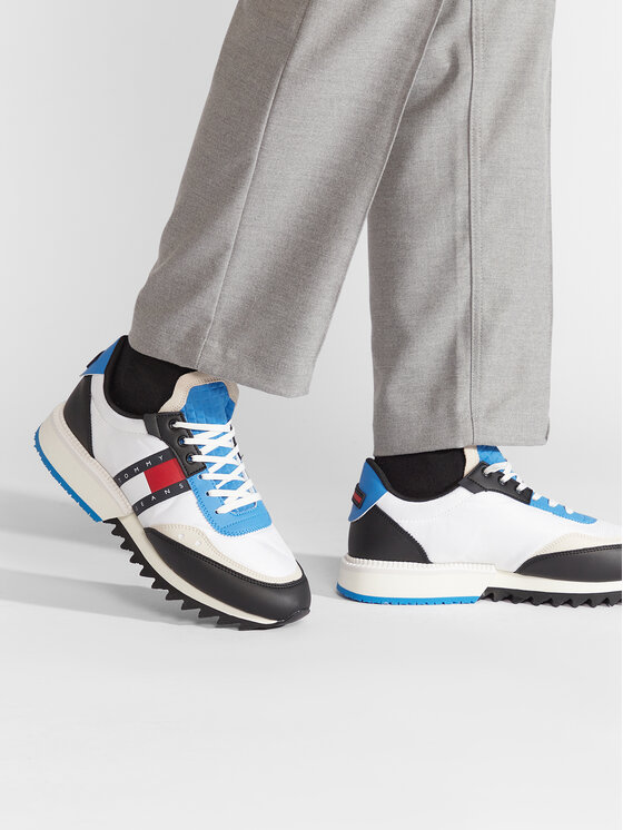 Tommy Jeans Αθλητικά Tommy Jeans Track Cleat EM0EM01083 Λευκό