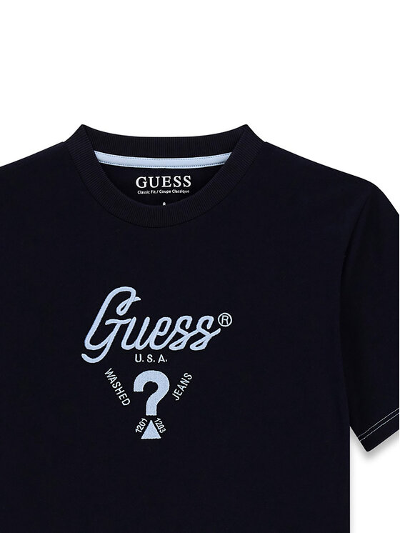 Guess Guess Camiseta L6GI06 K8HM4 Azul marino Relaxed Fit