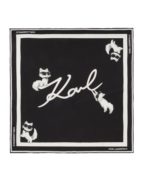 KARL LAGERFELD Chusta KARL LAGERFELD B1W33083 Czarny