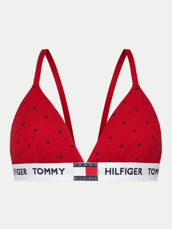 Tommy Hilfiger Tommy Hilfiger Grudnjak brallete UW0UW05657 Crvena