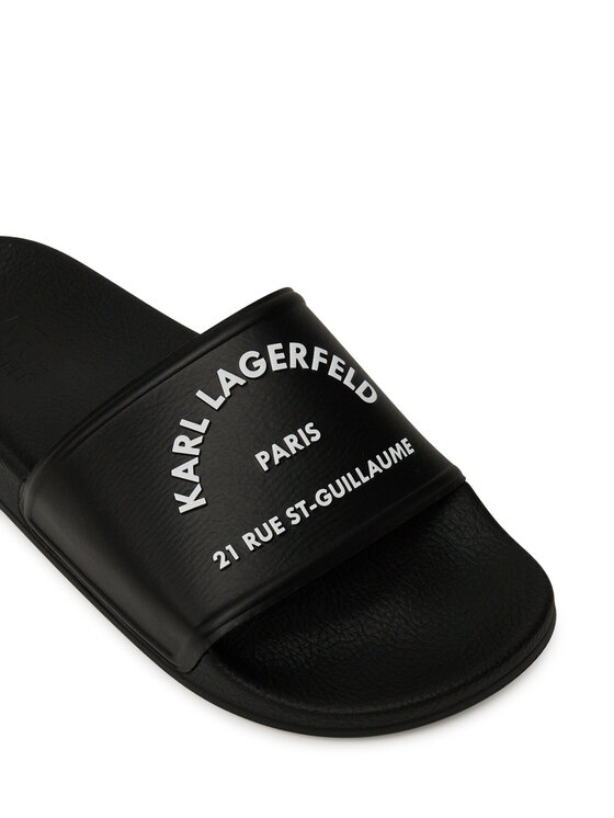 KARL LAGERFELD Шльопанці KARL LAGERFELD Kondo 2.0 KL80908A Чорний