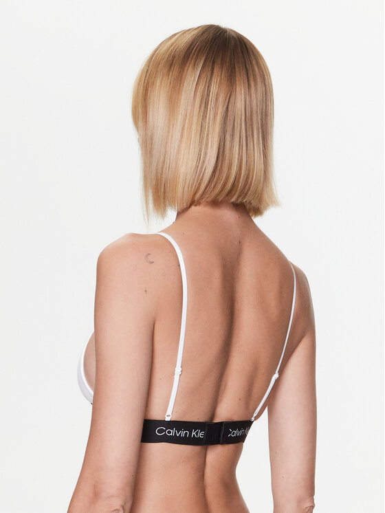 Calvin Klein Underwear Calvin Klein Underwear Trikotni nedrček Unlined 000QF7217E Bela