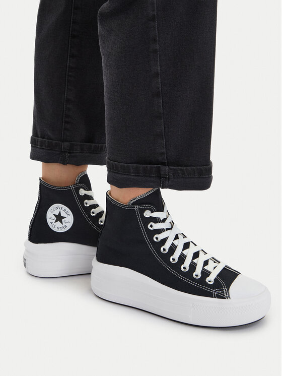 Converse Кеди Converse Chuck Taylor All Star Move Platform 568497C Чорний