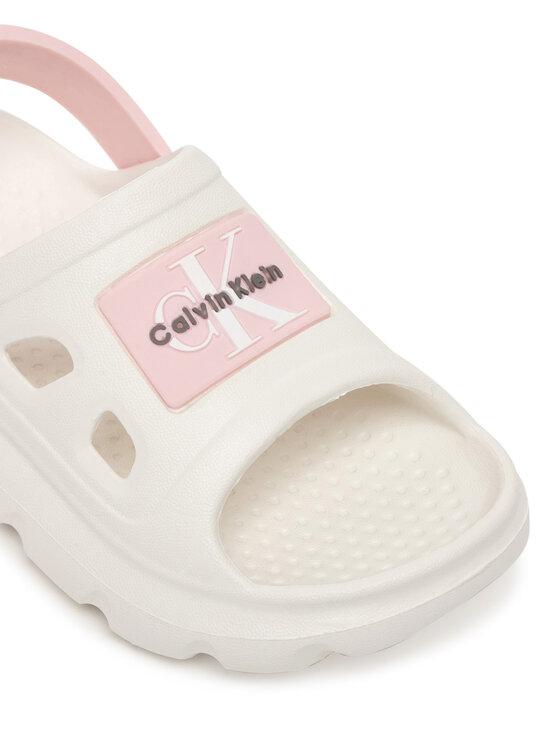 Calvin Klein Sandały Calvin Klein Comfy Sandal V1AF-83264-0083 M Biały