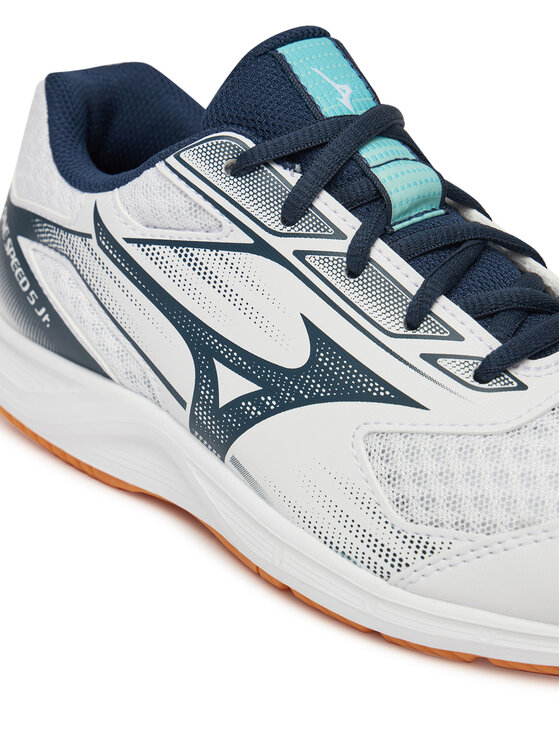 Mizuno Halové topánky Mizuno Cyclone Speed 5 JR V1GD251157 Biela