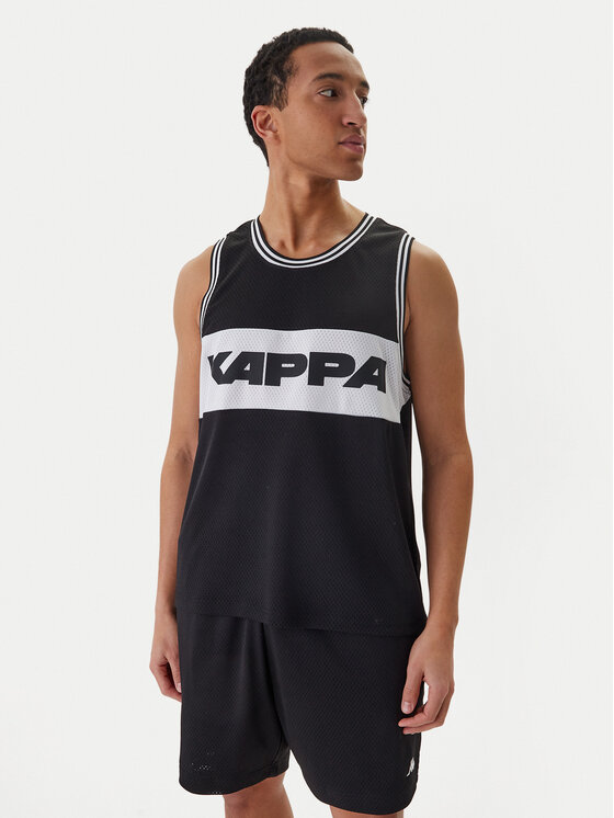 Kappa Kappa Trikó Authentic Sainos 382E2PW Fekete Regular Fit