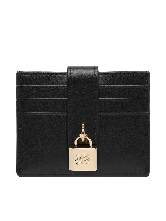 KARL LAGERFELD Etui za kreditne kartice KARL LAGERFELD B1W32025 Črna