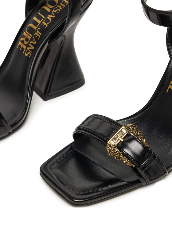 Versace Jeans Couture Босоніжки Versace Jeans Couture 79VA3S36 Чорний