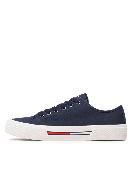 Tommy Jeans Scarpe sportive Tommy Jeans Canvas Sneaker EM0EM01299 Blu scuro