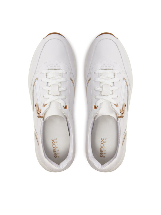 Geox Sneakersy Geox D Cristael D45MXE 00085 C1000 Bílá