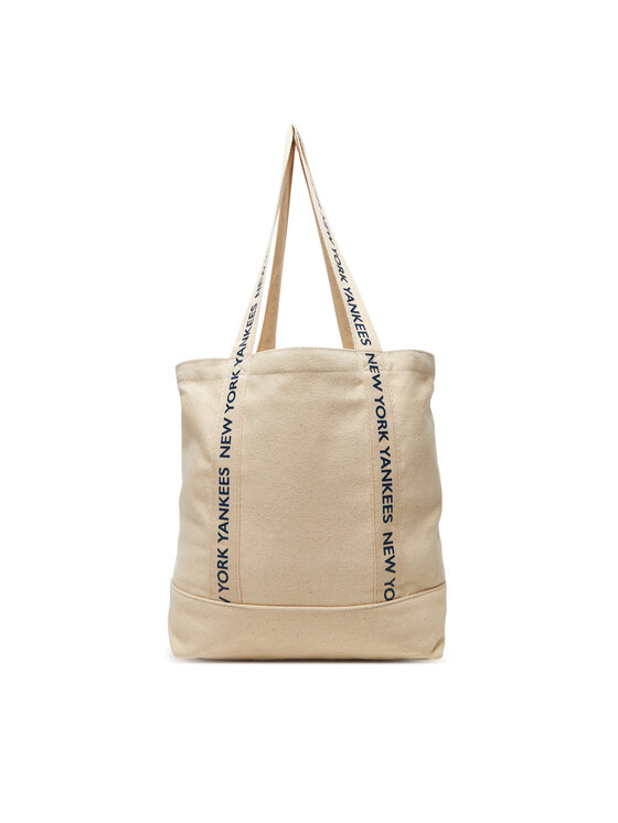 New Era Borsetta New Era New York Yankees MLB Strap Canvas Tote 60595127 Beige