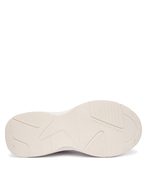 Tommy Hilfiger Tenisice Tommy Hilfiger Th Modern Sporty Runner Leather FW0FW09590 Bijela