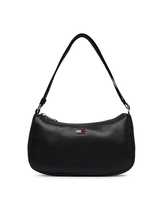 Tommy Jeans Τσάντα Tommy Jeans Tjw Daily Elevated Shoulder Bag AW0AW19041 Μαύρο