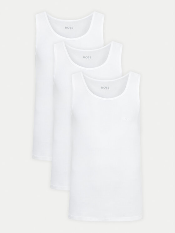 BOSS BOSS Комплект майок без рукавів 50542132 Білий Regular Fit