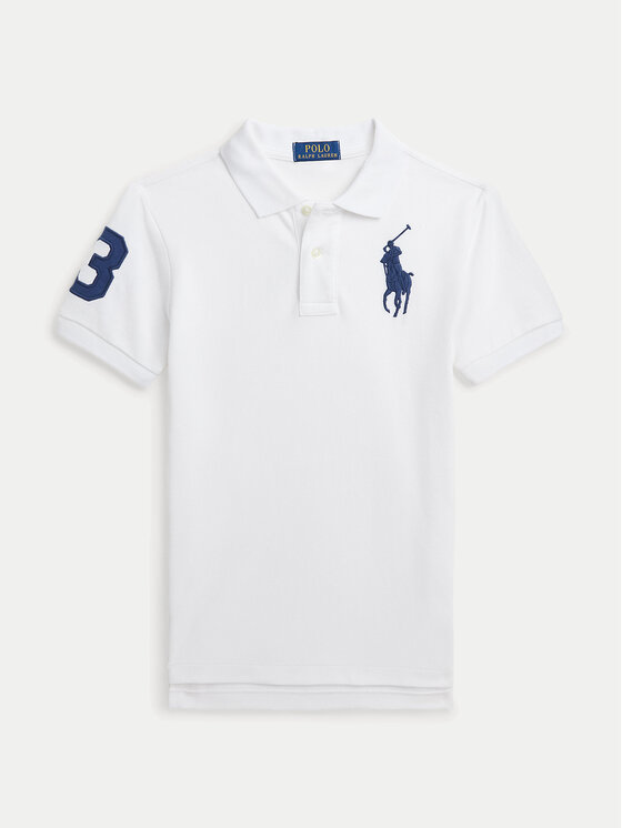 Polo Ralph Lauren Polo Ralph Lauren Polo marškinėliai 323708861112 Balta Regular Fit