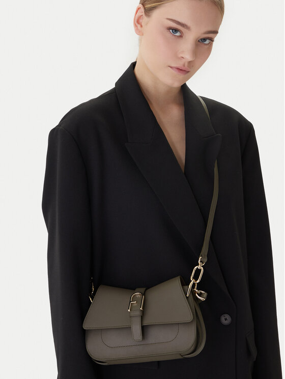 Furla Τσάντα Furla Flow Mini Top Handle WB01032-BX2045-2810S-1007 Πράσινο
