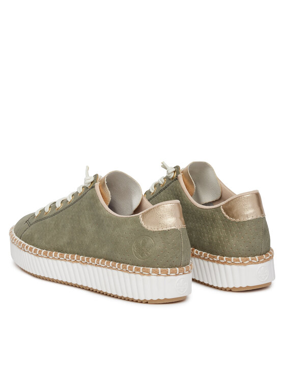 Rieker Sneakersy Rieker M2952-52 Khaki