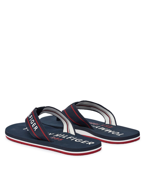 Tommy Hilfiger Chancletas Tommy Hilfiger Sporty Hilfiger Beach Sandal FM0FM05805 Azul marino