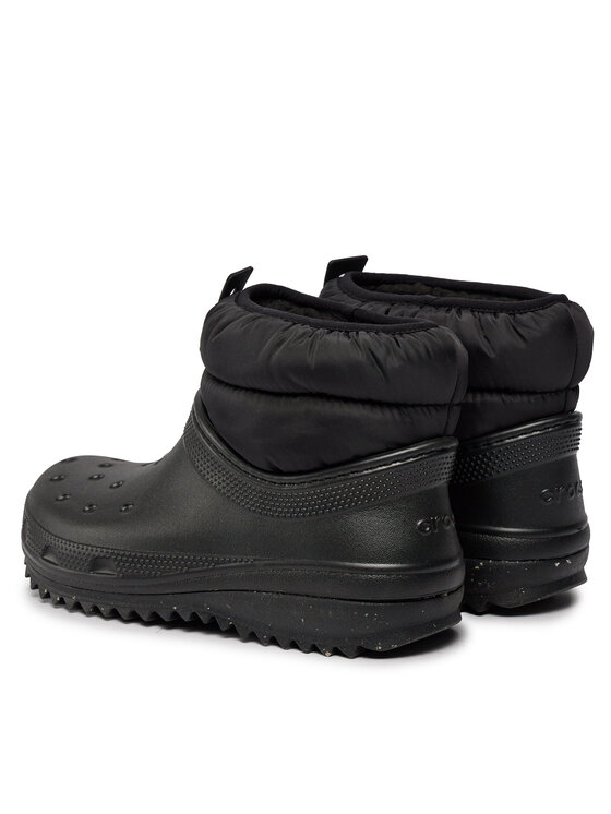 Crocs Čizme Crocs Classic Neo Puff Shorty Boot W 207311 Crna