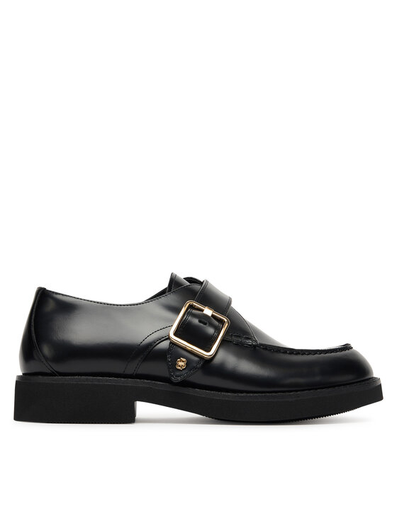 BOSS Туфлі BOSS Eleri Monk Bobk 50548740 Чорний
