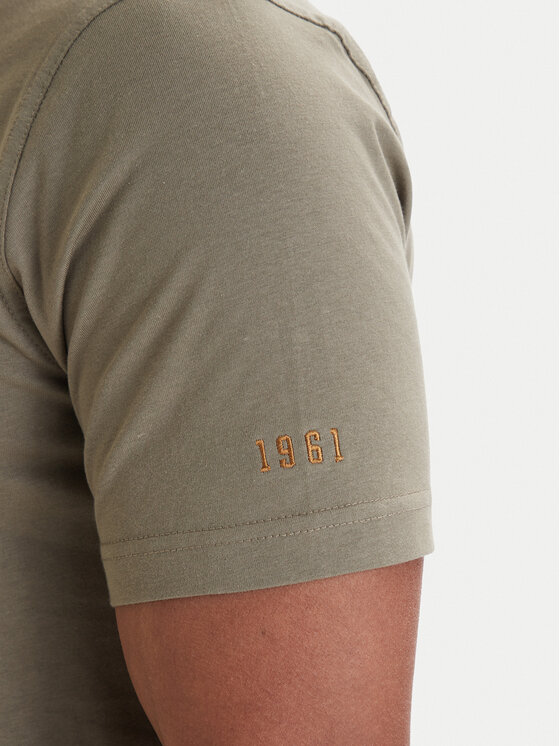 Aeronautica Militare Aeronautica Militare Camiseta 261TS2534UJ00641 Verde Regular Fit