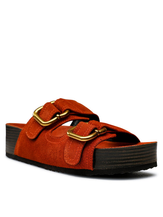 GINO ROSSI Šľapky Gino Rossi 22SS04 Oranžová