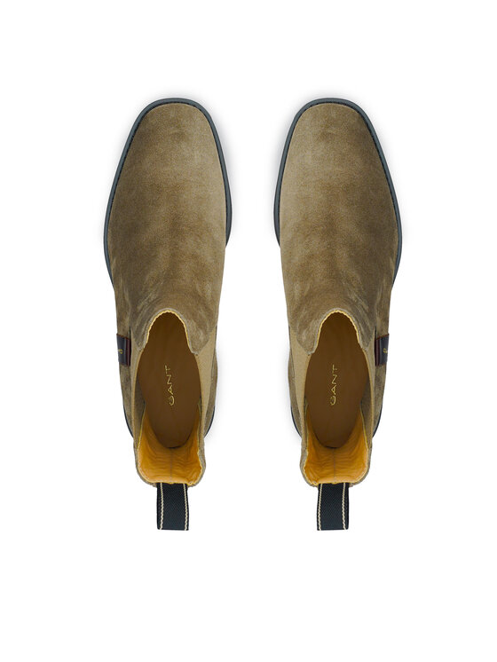Gant Kotníková obuv s elastickým prvkem Gant 31553127 Khaki