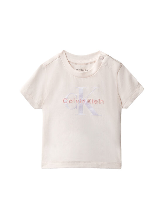 Calvin Klein Jeans Calvin Klein Jeans Camiseta LVCKSJA48B Écru Regular Fit