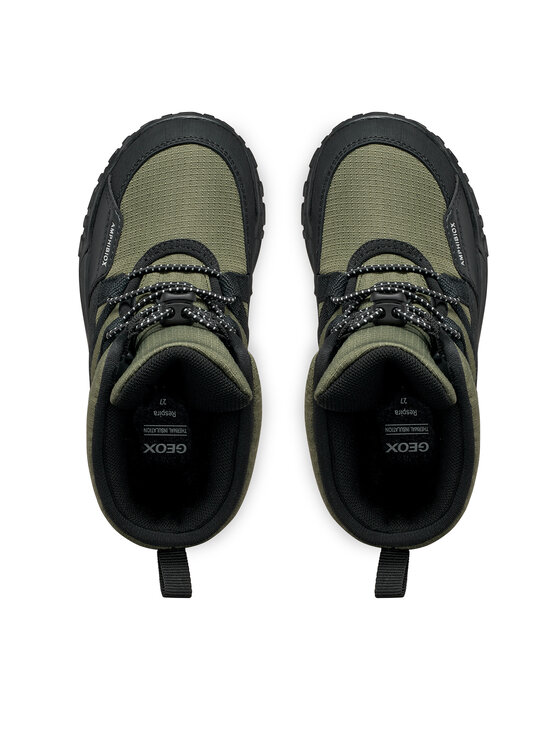 Geox Stivali da neve Geox J Trekkyup Boy B Abx J46MBC 08V50 C0450 D Verde scuro