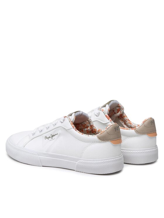 Pepe Jeans Снікерcи Pepe Jeans Kenton Flag G PGS30568 Білий