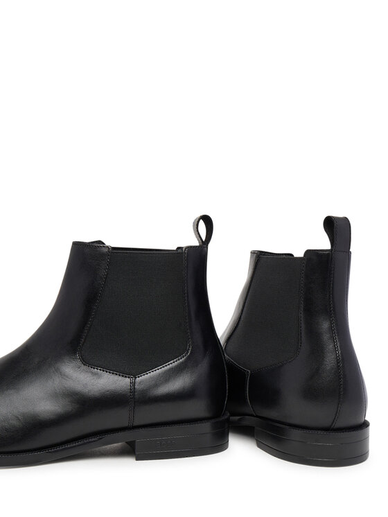 BOSS Kotníková obuv s elastickým prvkem BOSS Tayil 50552489 Černá