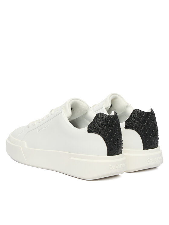 Calvin Klein Superge Calvin Klein Chunky Cupsole Laceup Lth Bt Aop YW0YW02036 Bela