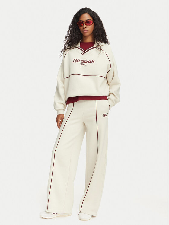 Reebok Reebok Pantaloni da tuta Oliwia RK25683CCW Crema Regular Fit
