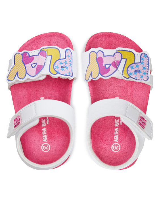 Agatha Ruiz de la Prada Босоніжки Agatha Ruiz de la Prada 242935-B Білий
