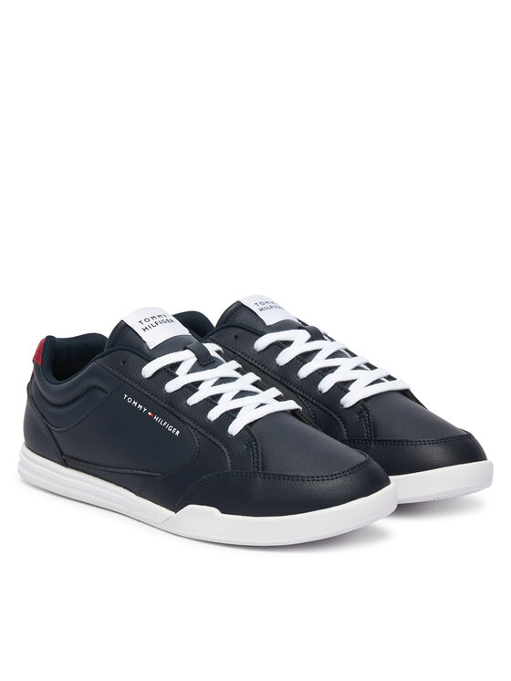 Tommy Hilfiger Сникърси Tommy Hilfiger Lo Pro Cupsole Perf Leather FM0FM05944 Бял