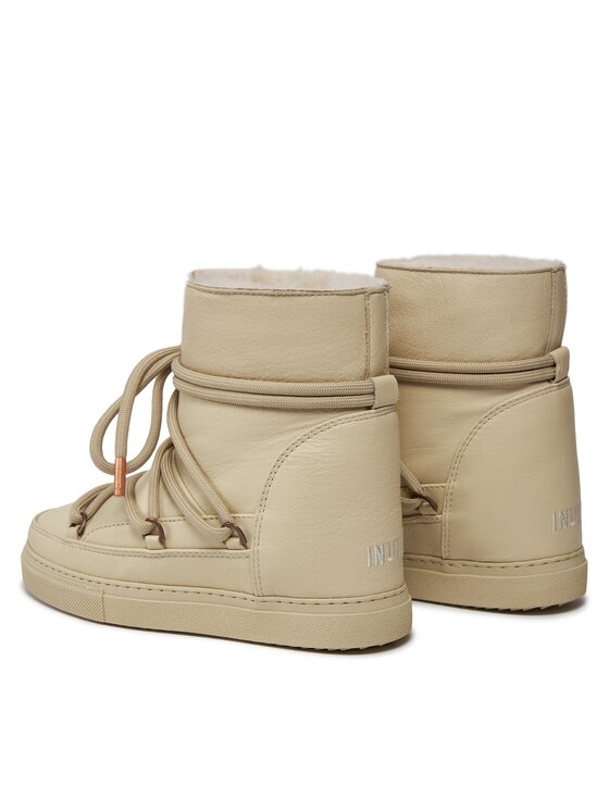 Inuikii Śniegowce Inuikii Full Leather 75203-087 Beżowy