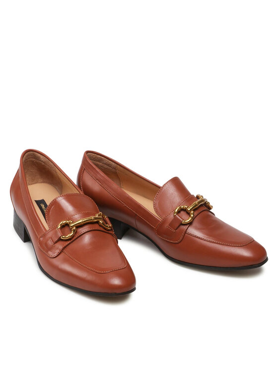 GINO ROSSI Лофери GINO ROSSI 81200 Коричневий
