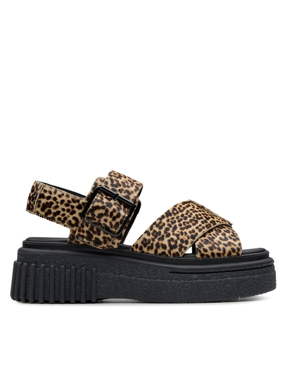 Clarks Босоніжки Clarks Evamar Wish 26182050 Коричневий