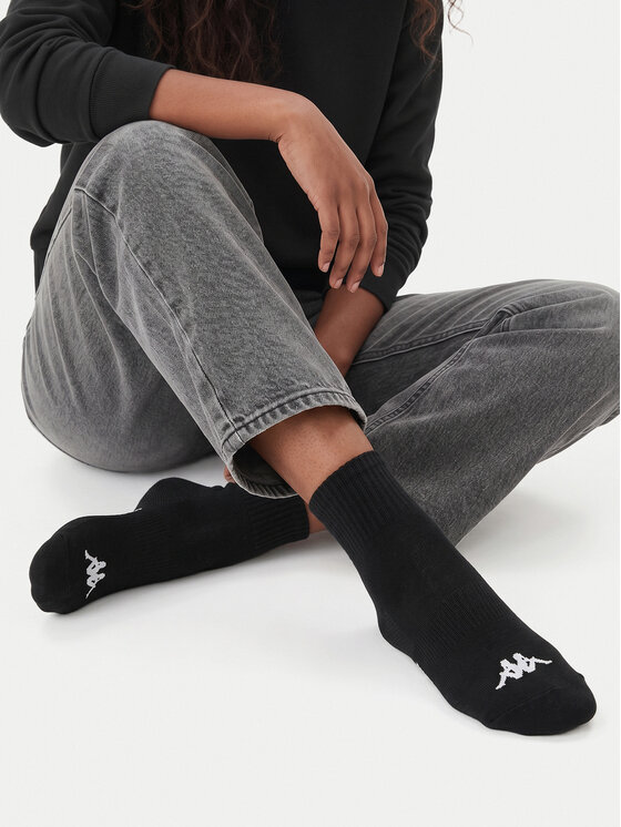 Kappa Skarpety długie Kappa CEO_KR_FRESH_SS26 (3-PACK) Czarny