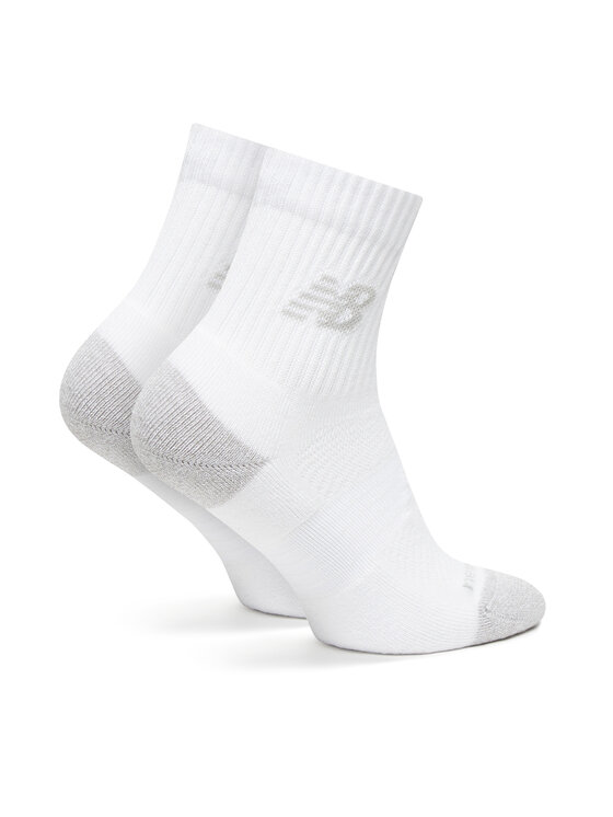 New Balance Dlouhé ponožky New Balance Active Cushion Quarter Socks LAS35204WT Bílá