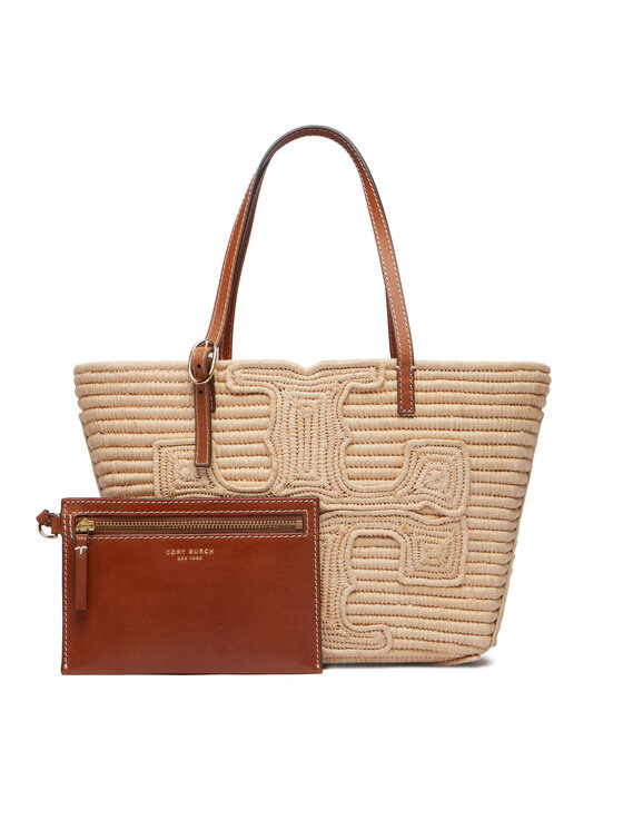 Tory Burch Сумка Tory Burch Ella 183825 Світло-бежевий