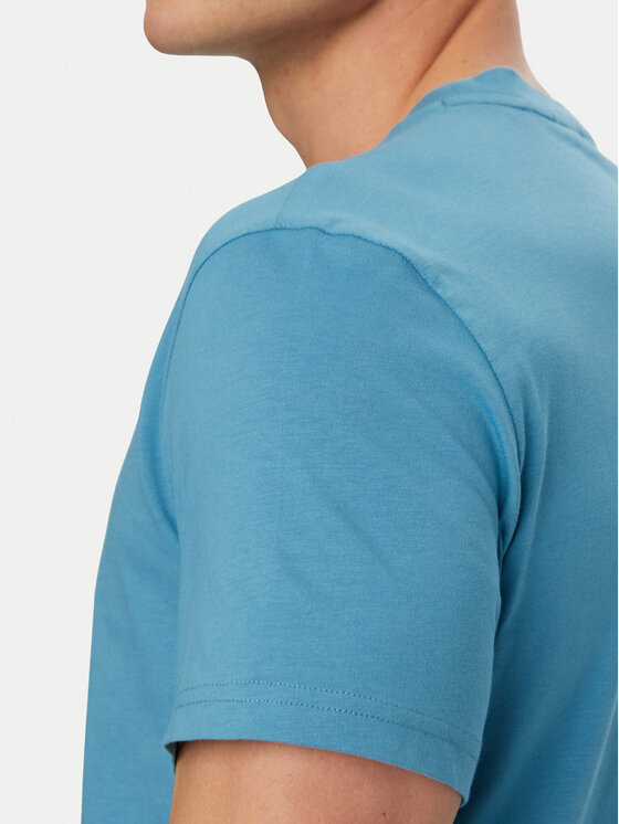 BOSS BOSS Camiseta 50491706 Turquesa Regular Fit