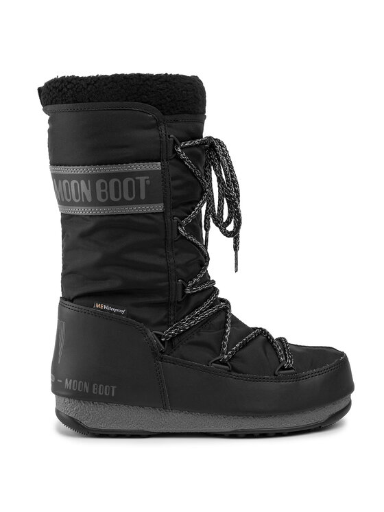 Moon Boot Sniega zābaki Moon Boot Monaco Wool Wp 240089001 Melns