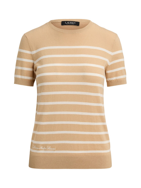 LAUREN RALPH LAUREN LAUREN RALPH LAUREN Camiseta Eyelah 200P13973002 Beis Regular Fit