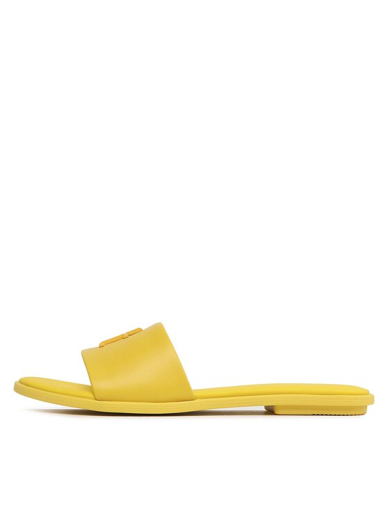 Tommy Hilfiger Iešļūcenes Tommy Hilfiger Th Pop Mule FW0FW07097 Dzeltens