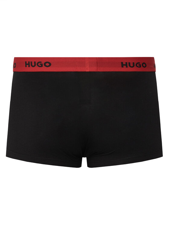 HUGO HUGO Conjunto de calzoncillos boxer Trunk Triplet 50532611 Negro