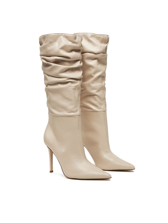 Steve Madden Чоботи Steve Madden Schmooze SM11003453 Écru