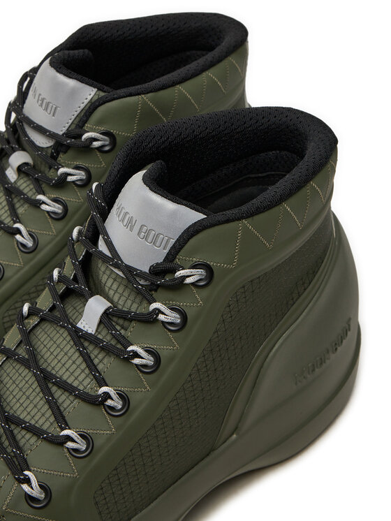 Moon Boot Sniega zābaki Moon Boot Luna Trek Mid Nylon 80D2480080 Haki